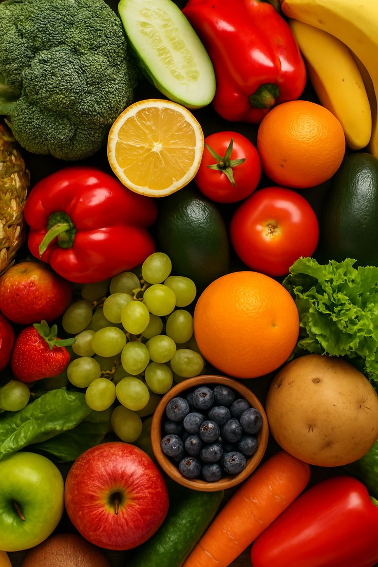 Fresh organic fruits